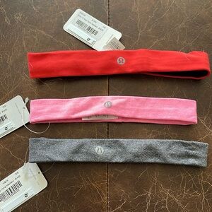 NWT Lululemon 3 headbands